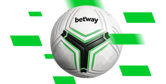 Football with Betway logo introducing Betway Welcome Offer